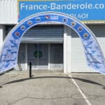 Arche publicitaire voile drapeau